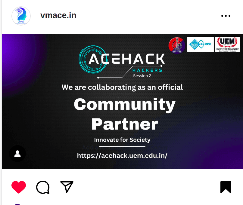 Community Partner & Anchor at Acehack 2.0 Hackathon